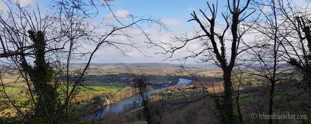 Vue sur le Lot depuis Penne d'Agenais