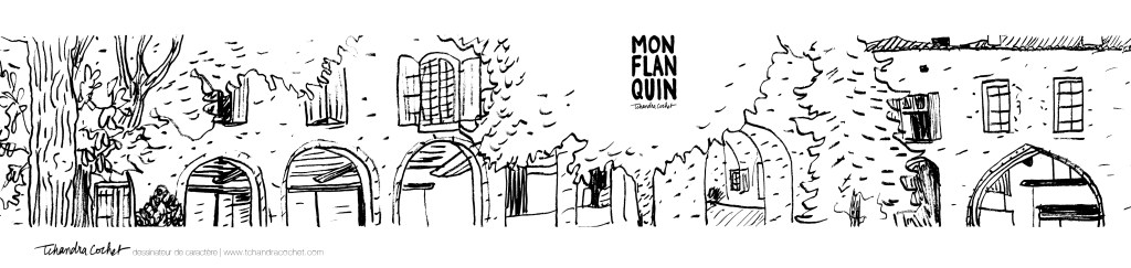 Carte postale panoramique Monflanquin