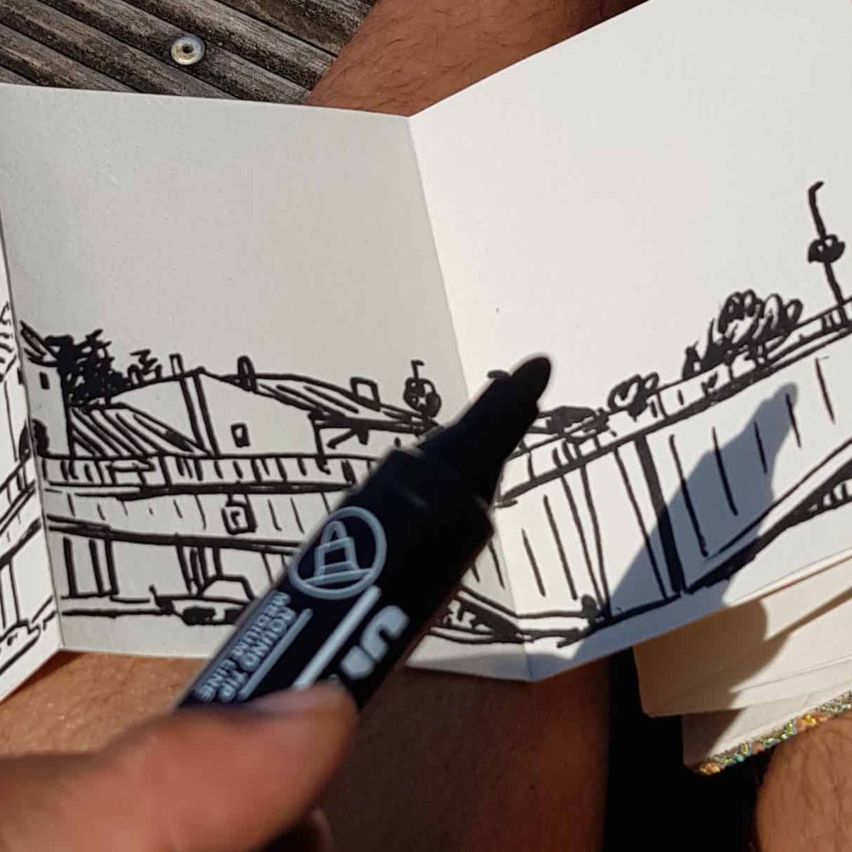 Dessin de caractère de Penne d'Agenais